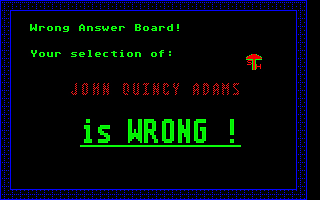 Presidential Quiz (The) atari screenshot